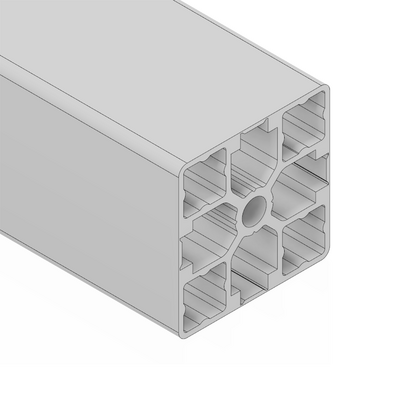 10-4545S4-0-500MM MODULAR SOLUTIONS EXTRUDED PROFILE<br>45MM X 45MM SMOOTH SIDES TEAR AWAY, CUT TO THE LENGTH OF 500 MM